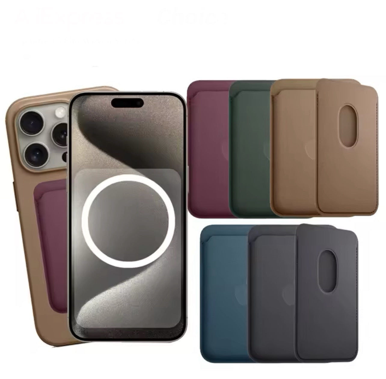 Newly Upgraded! Apple MagSafe FineWoven Wallet Pouches with Animations Newly Upgraded! Apple MagSafe FineWoven Wallet Pouches with Animations